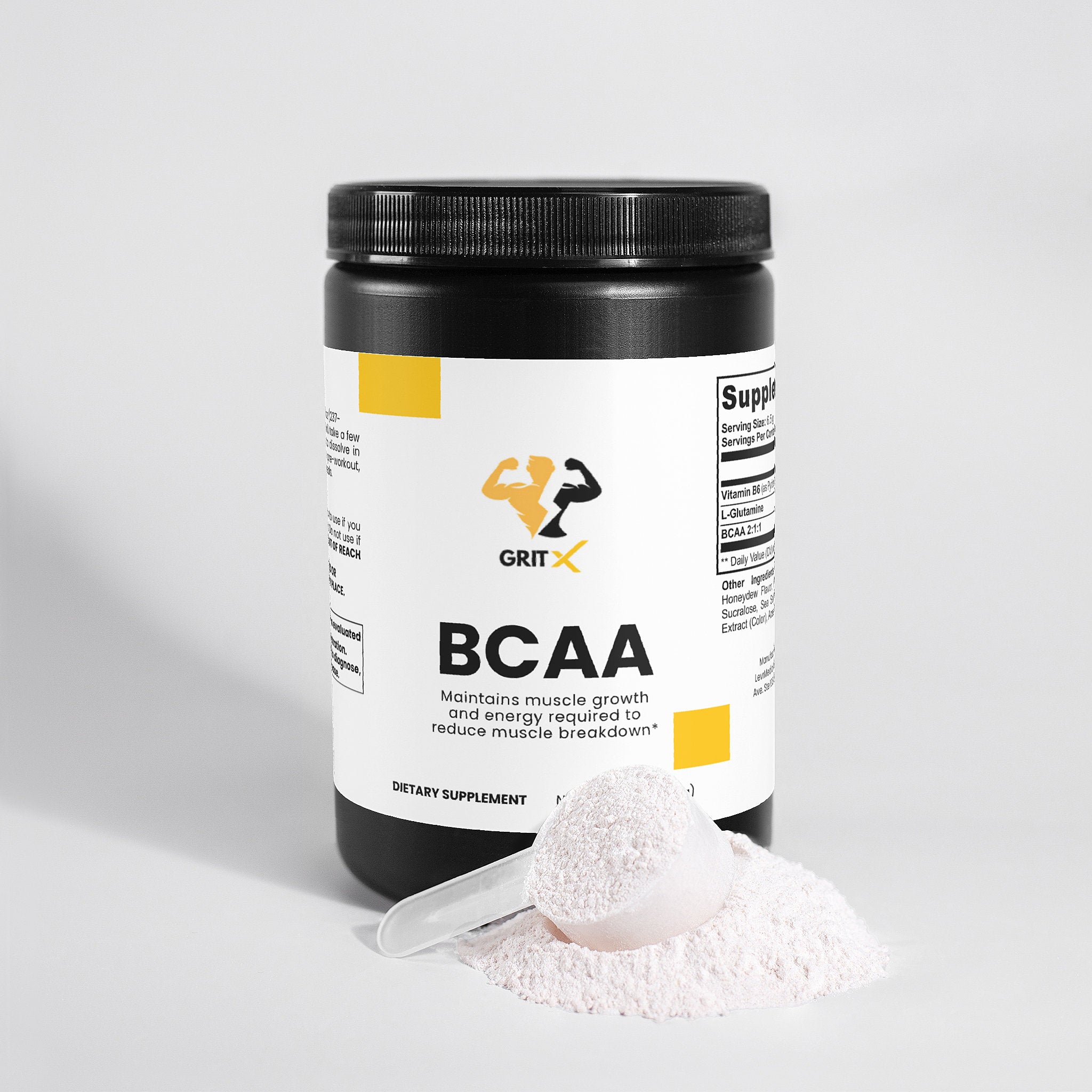 BCAA + Glutamine Powder – Muscle Recovery, Lean Growth & Workout Performance