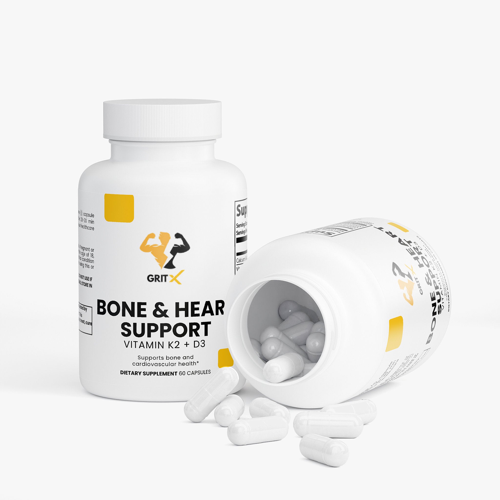 Vitamin D3 + K2 with Calcium – Bone Strength, Heart & Immune Support