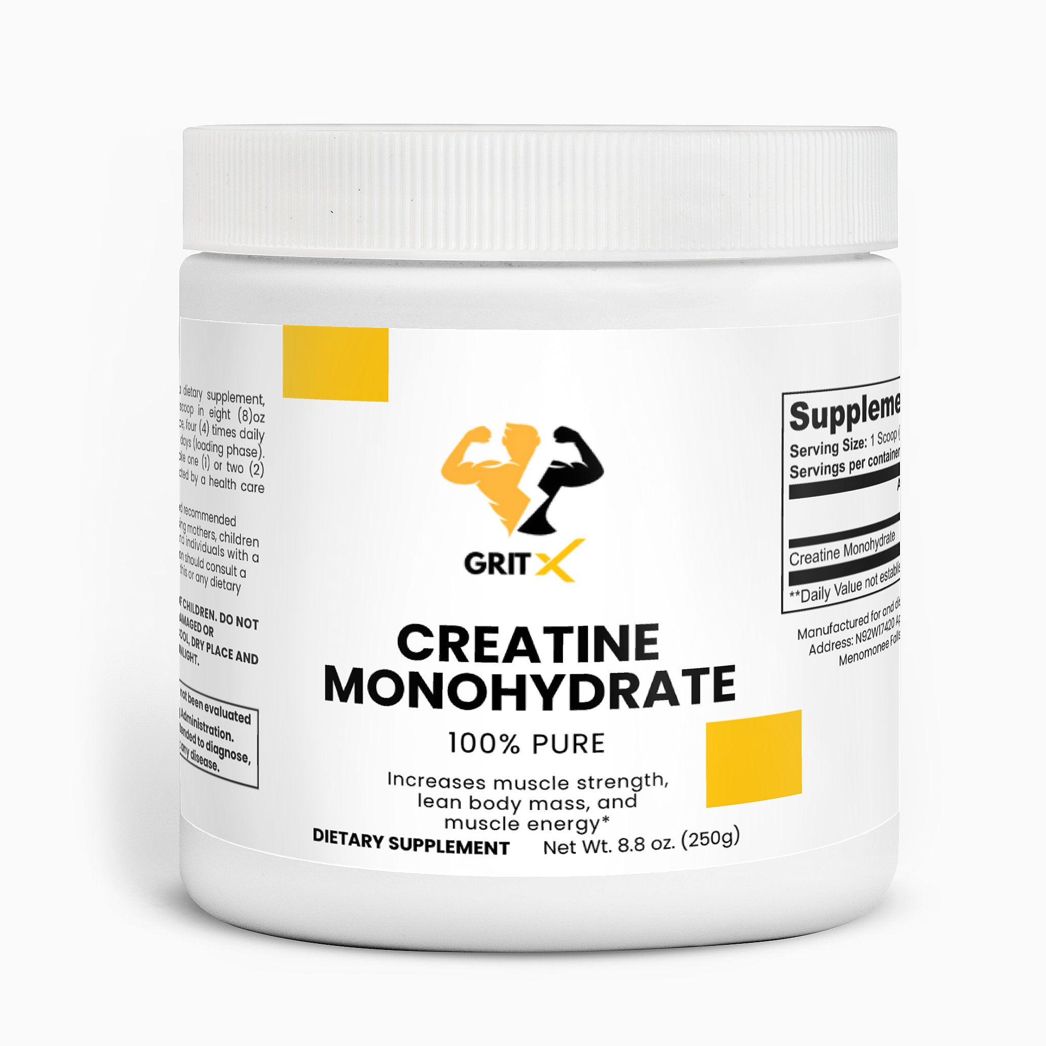 Pure Creatine Monohydrate – Research-Backed Formula for Power, Recovery & Lean Muscle