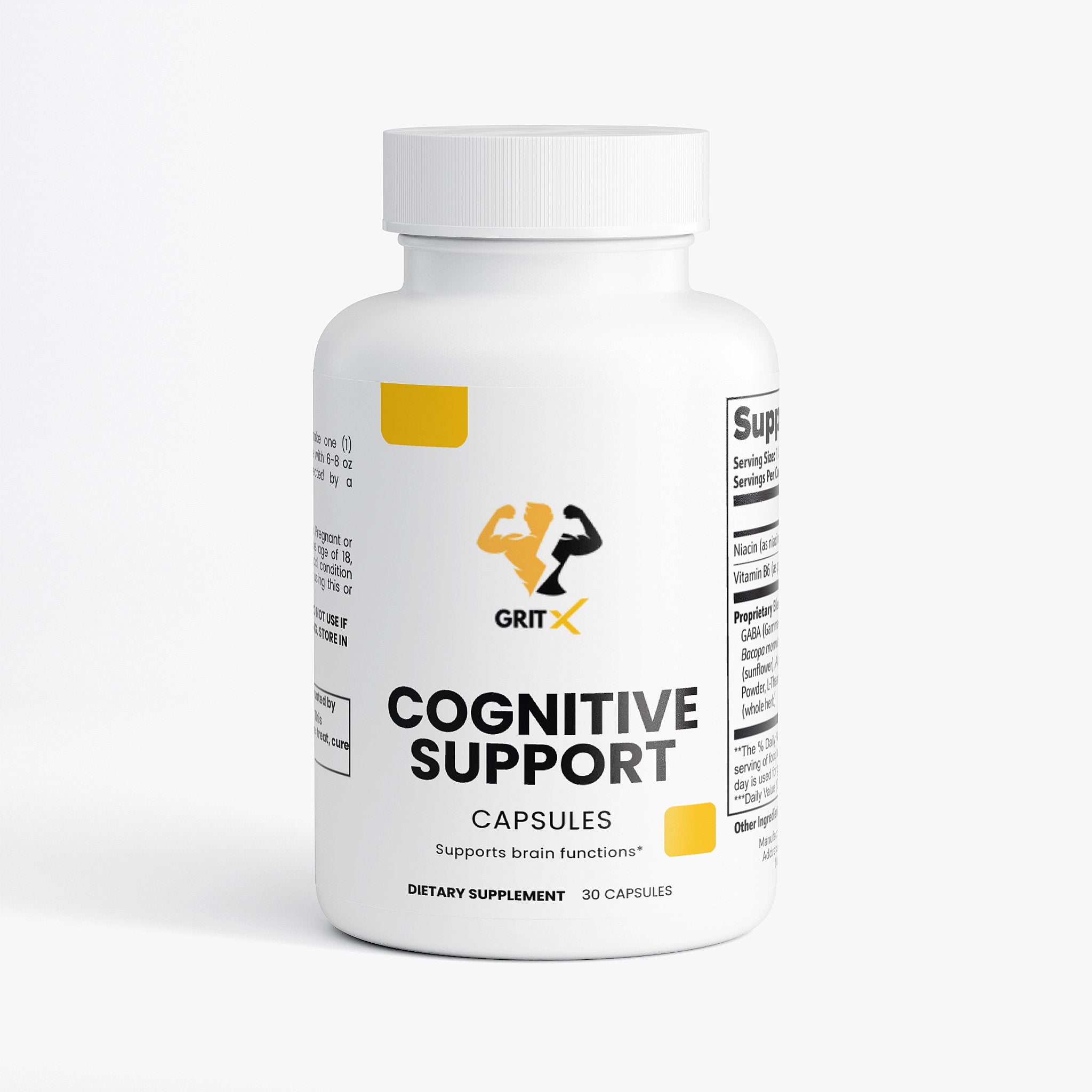 Cognitive Support Formula – GABA, L-Tyrosine & Huperzine A for Focus & Clarity