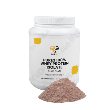 Chocolate Whey Protein Isolate – 100% Pure Protein for Muscle Recovery & Lean Growth