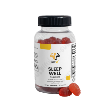 Sleep Support Gummies – Melatonin, Vitamin B6 & Passiflora for Deep REM Sleep & Relaxation