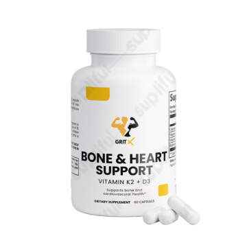 Vitamin D3 + K2 with Calcium – Bone Strength, Calcium Absorption & Heart Health